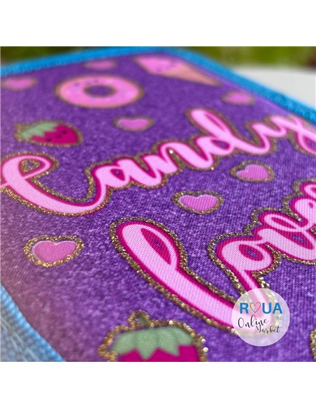 Penar echipat S-COOL SC1608, 2 fermoare, 29 piese, Motiv candy lover