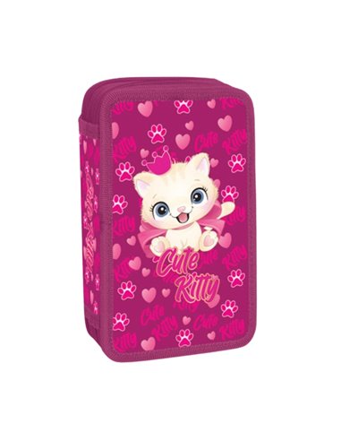 Penar echipat, 2 fermoare, 29 piese, CUTE KITTY - S-COOL