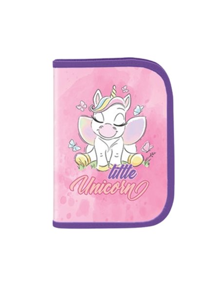 Penar echipat S-COOL, 1 fermoar, 2 extensii, 32 piese, Motiv micul unicorn
