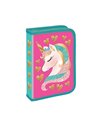 Penar echipat S-COOL, 1 fermoar, 2 extensii, 32 piese, Motiv unicorn