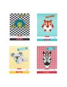 Set 4 caiete Tip I Herlitz A5, 24 file, 75g/mp, Motiv cute animals