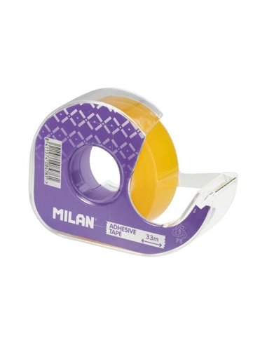 Banda adeziva cu suport Milan 80217, 19 mm x 33 m, Mov