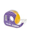 Banda adeziva cu suport Milan 80217, 19 mm x 33 m, Mov