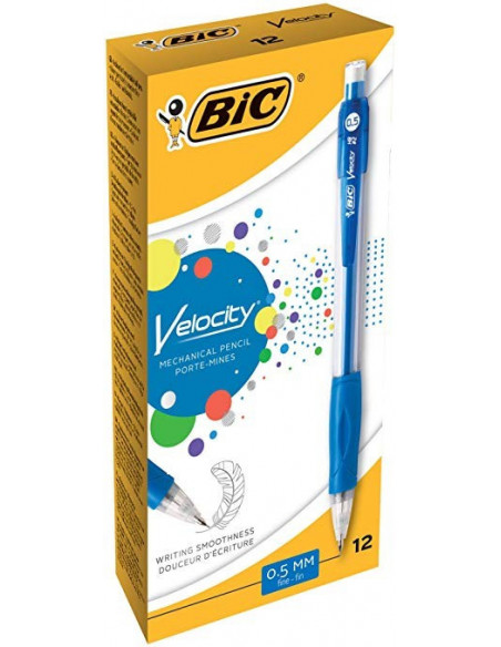 Creion mecanic BIC Velocity, 0.5 mm, 12 buc/cutie,8291322