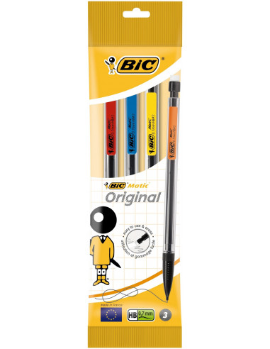 Creion mecanic BIC Matic Classic, 0.7 mm, 3 buc,875588