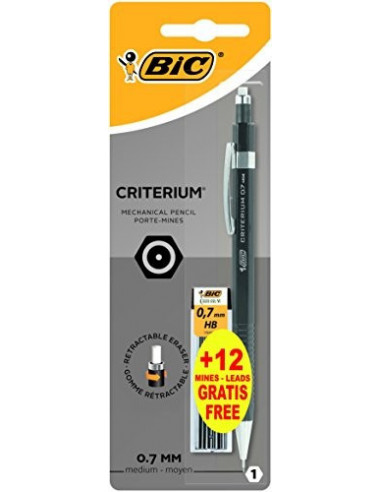 Creion mecanic BIC Criterium, 0.7 mm, 1 buc/blister +