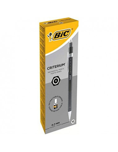 Creion mecanic BIC Criterium, 0.7 mm, 12 buc/cutie,892277