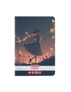 Set 10 x Caiet Matematica Herlitz A5, 48 file, 70g/mp, Motiv balerina 2