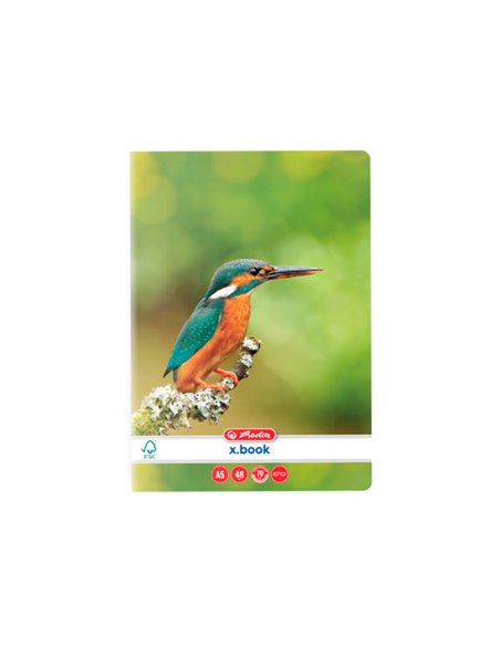 Caiet A5, 48 file, 70g/mp, velin, colturi rotunjite, motiv Animals Caiet A5, 48 file, 70g/mp, velin, colturi rotunjite, motiv Animals
