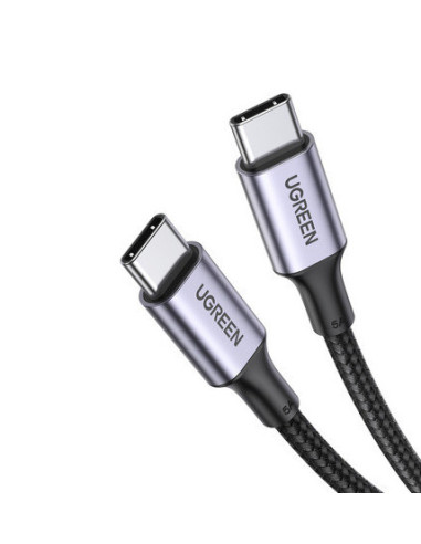 70429,Cablu alimentare si date Ugreen, "US316", Fast Charging Data Cable pt. smartphone, USB Type-C la USB Type-C 100W/5A, braid