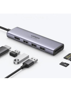60383,Docking Station Ugreen CM511, Gray 2