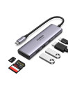 60384,Docking Station Ugreen CM511, Gray
