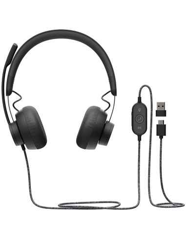 981-000870,LOGITECH ZONE WIRED HEADSET FOR TEAMS - EMEA "981-000870"