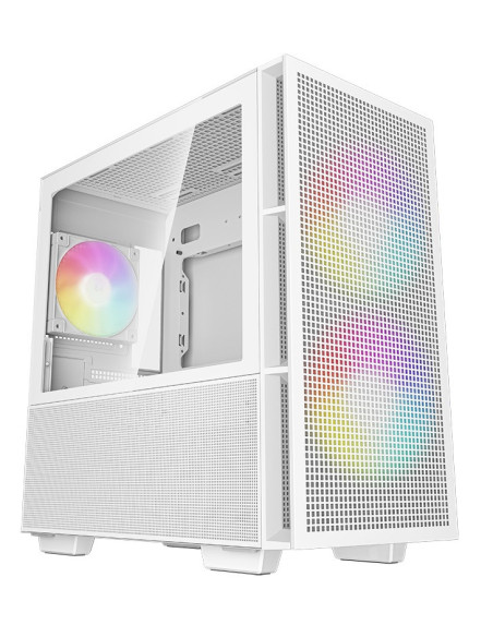 R-CH360-WHAPE3-G-1,CARCASA DeepCool "CH360 WH", Mini Tower, ATX, fara sursa, 3xfan, USB 3.2 gen 1 x 1, USB 2.0 x 2, audio, PSU s R-CH360-WHAPE3-G-1,CARCASA DeepCool "CH360 WH", Mini Tower, ATX, fara sursa, 3xfan, USB 3.2 gen 1 x 1, USB 2.0 x 2, audio, PSU s