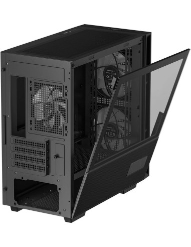 R-CH360-BKAPE3D-G-1,CARCASA DeepCool "CH360 DIGITAL", Mini Tower, ATX, fara sursa, 3xfan, USB 3.2 gen 1 x 1, USB 2.0 x 2, audio,
