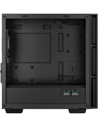 R-CH360-BKAPE3D-G-1,CARCASA DeepCool "CH360 DIGITAL", Mini Tower, ATX, fara sursa, 3xfan, USB 3.2 gen 1 x 1, USB 2.0 x 2, audio,