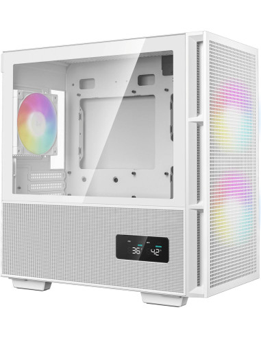 R-CH360-WHAPE3D-G-1,CARCASA DeepCool "CH360 DIGITAL WH", Mini Tower, ATX, fara sursa, 3xfan, USB 3.2 gen 1 x 1, USB 2.0 x 2, aud R-CH360-WHAPE3D-G-1,CARCASA DeepCool "CH360 DIGITAL WH", Mini Tower, ATX, fara sursa, 3xfan, USB 3.2 gen 1 x 1, USB 2.0 x 2, aud