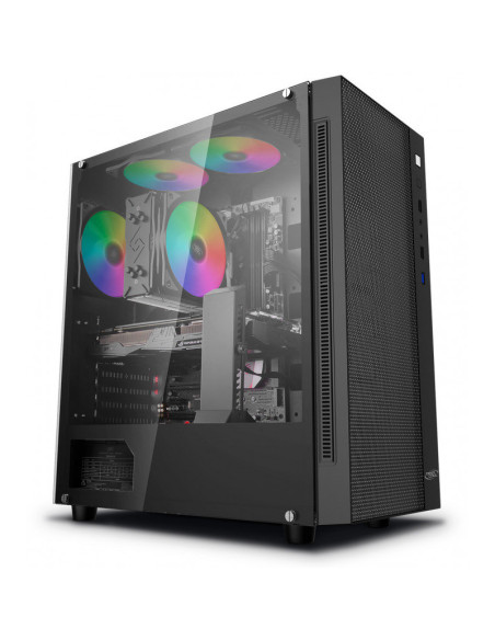 MATREXX55-MESH-ZJ,CARCASA DeepCool "MATREXX 55 MESH", Tower, ATX, fara sursa, USB 3.2 gen 1 x 1, USB 2.0 x 2, audio, mic, PSU sh