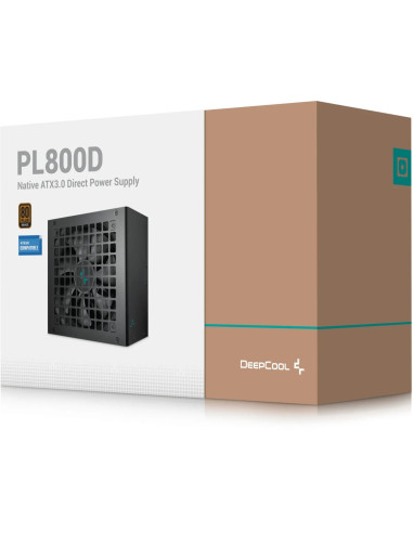 R-PL800D-FC0B-EU,SURSA DeepCool "PL800-D", 800W, 80 PLUS Bronze, non-modulara, format ATX 12V V3.0, "R-PL800D-FC0B-EU"