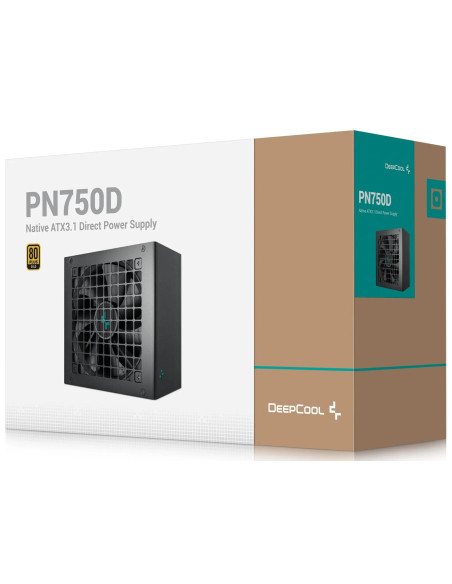 R-PN750D-FC0B-EU,SURSA DeepCool "PN750-D", 750W, 80 PLUS Gold, non-modulara, format ATX 12V V3.1, "R-PN750D-FC0B-EU"