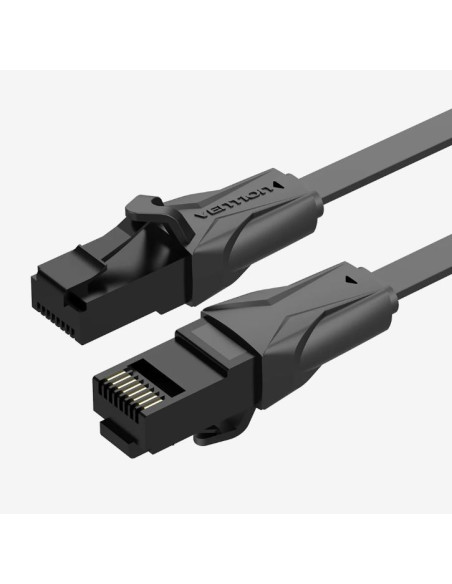 RY-IBABE,Patch Cord UTP Vention, Cat. 6, 0.75m, flat cable, conductor cupru - aluminiu, viteza max transfer 1 Gbps, invelis PVC,