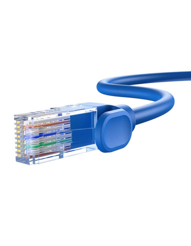 RY-B00133204311-04,Patch cordUTP Baseus Cat6, fire din cupru, round cable, viteza maxima 1 Gbps, PVC, 5m, albastru "B00133204311 RY-B00133204311-04,Patch cordUTP Baseus Cat6, fire din cupru, round cable, viteza maxima 1 Gbps, PVC, 5m, albastru "B00133204311