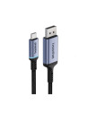 B0063370D111-01,Cablu video Baseus, USB Type-C (T) la DisplayPort (T), 2m, rezolutie maxima 8K UHD la 60 Hz, negru "B0063370D111