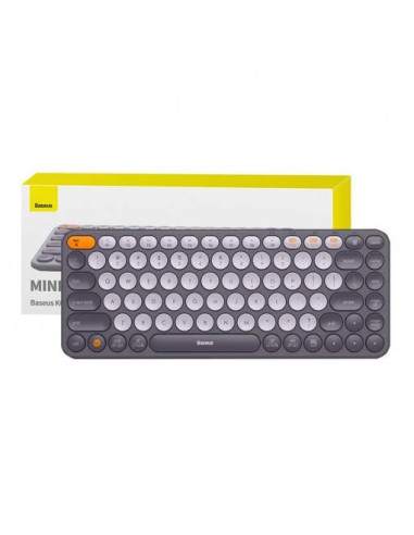 B00955503833-00,TASTATURA Baseus K01A wireless 2.4 G, Bluetooth 3.0/5.0 conectare 3 dispozitive simultan, necesita 2 baterii AAA