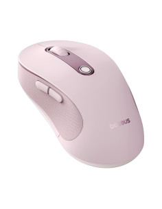 B01055505411-01,MOUSE Baseus F02 PC sau NB wireless, 2.4GHz si Bluetooth, optic, 800/ 1200/1600 dpi,butoane/scroll 3/1, roz,"B01