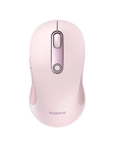 B01055505411-01,MOUSE Baseus F02 PC sau NB wireless, 2.4GHz si Bluetooth, optic, 800/ 1200/1600 dpi,butoane/scroll 3/1, roz,"B01