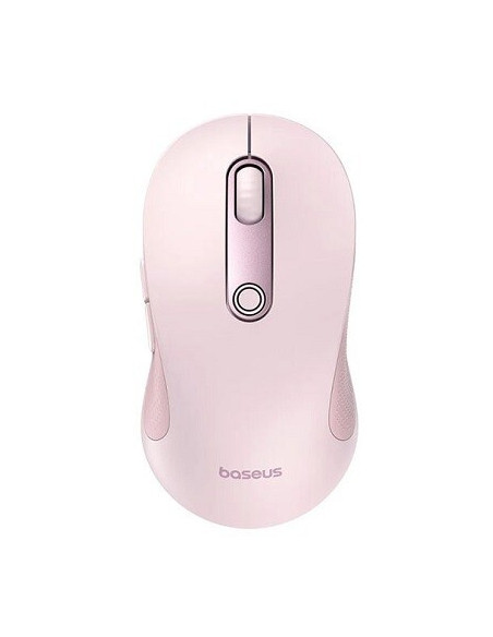 B01055505411-01,MOUSE Baseus F02 PC sau NB wireless, 2.4GHz si Bluetooth, optic, 800/ 1200/1600 dpi,butoane/scroll 3/1, roz,"B01