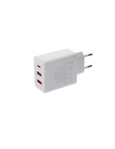 P10111402213-00,Incarcator Baseus Cube, Quick Charge 30W, 1 x USB Type-C Output 5V/3A, 2 x USB, alb "P10111402213-00" - 69321726