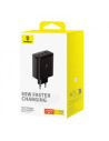 P10152301113-00,Incarcator retea Baseus Cube Pro, 1x USB, 2x USB-C, 65W, Negru