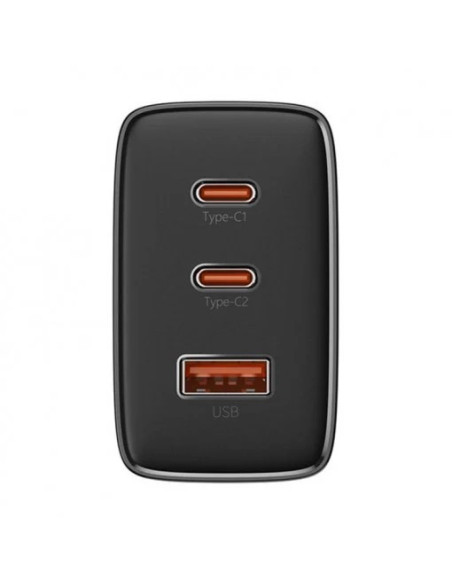 P10152301113-00,Incarcator retea Baseus Cube Pro, 1x USB, 2x USB-C, 65W, Negru
