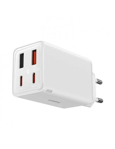 P10162701213-00,Incarcator retea Baseus GaN6 Pro, 2x USB, 2x USB-C, 65W, Alb