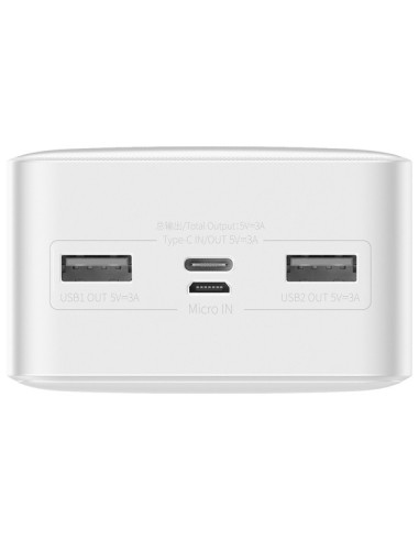 PPBD050202,POWER BANK Baseus Bipow Digital Display, 30000mAh, PD 15W, 2 x USB 1 x USB Type-C, 1 x Micro USB digital display pt. 