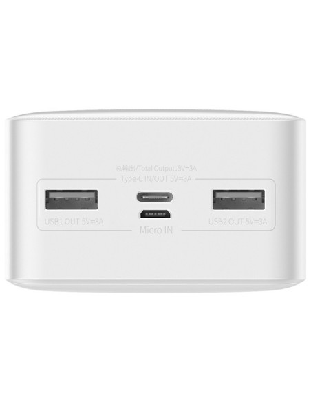 PPBD050202,POWER BANK Baseus Bipow Digital Display, 30000mAh, PD 15W, 2 x USB 1 x USB Type-C, 1 x Micro USB digital display pt. 