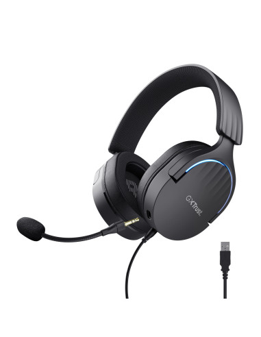 TRUST GXT490 FAYZO 7.1 USB HEADSET BLACK "24900"