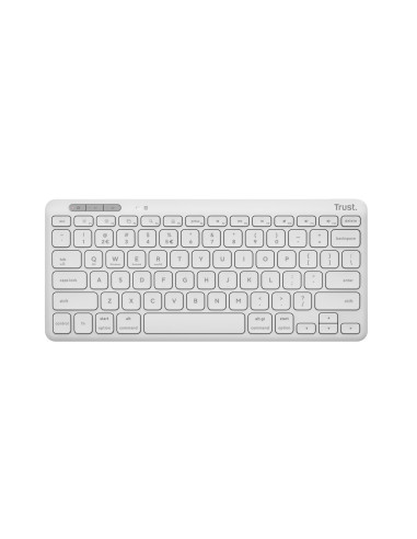 Tastatura Trust LYRA Compact Wireless and rechargeable Keyboard White US "25097"