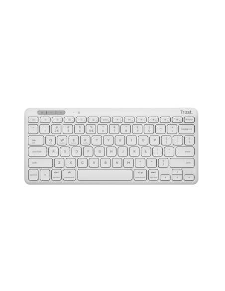 Tastatura Trust LYRA Compact Wireless and rechargeable Keyboard White US "25097"