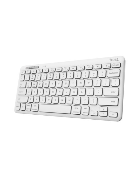 Tastatura Trust LYRA Compact Wireless and rechargeable Keyboard White US "25097"