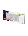 Tastatura Trust LYRA Compact Wireless and rechargeable Keyboard White US "25097"