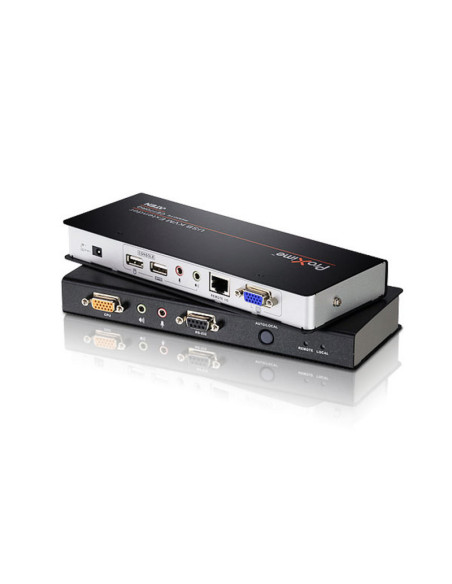 EXTENDER KVM ATEN acces PC de la distanta, conector tip VGA (M) | USB (M) x 2 | Serial RS232 (9-pin) (M) | 3.5 mm Jack (M) x 4 |