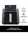 AF180EU,Air fryer Ninja Pro hot AF180EU, 6.2 l, Gri/Negru
