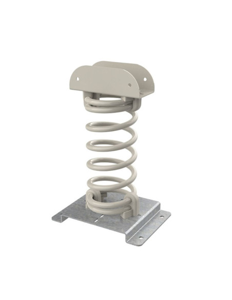 KBT177.002.004.001,Balansoar pe arcuri pentru copii, Vulpe, cu prindere pe beton, HDPE, Kbt