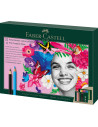 FC210053,Set cadou 32 creioane colorate polychromos + 6 creioane grafit matt + accesorii faber-castell