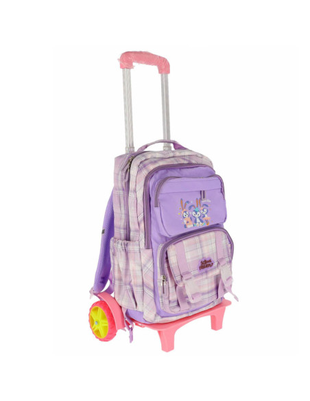 JLTR4431MV,Ghiozdan troller clasele i-iv mov pigna