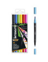 989694,Carioci cu 2 capete intensity intense BIC 989694, 6 culori