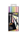 503826,Carioci cu 2 capete intensity pastel BIC 503826, 6 culori