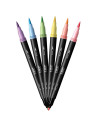 503826,Carioci cu 2 capete intensity pastel BIC 503826, 6 culori